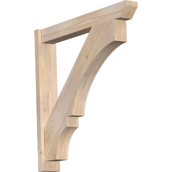 Ekena Millwork Balboa Slat Smooth Outlooker, Douglas Fir, 5 1/2"W x 36"D x 36"H OUT06X36X36BOA06SDF - main